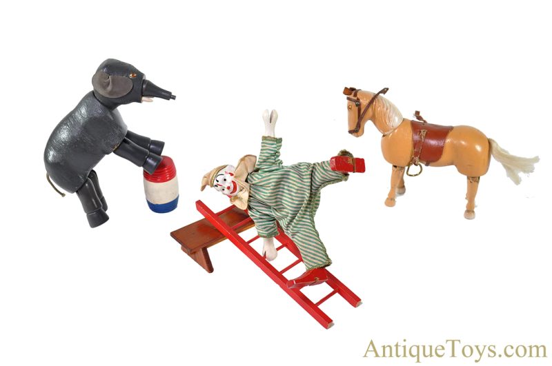 A. Schoenhut Co. ca. 1950s Wooden "Schoenhut's Humpty-Dumpty Circus" Set 7 in Box <FONT COLOR="ff000 ">*SOLD*</font> - Image 3
