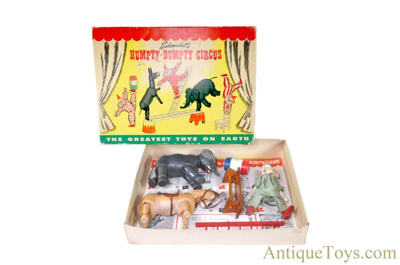 A. Schoenhut Co. ca. 1950s Wooden "Schoenhut's Humpty-Dumpty Circus" Set 7 in Box <FONT COLOR="ff000 ">*SOLD*</font> - Image 2