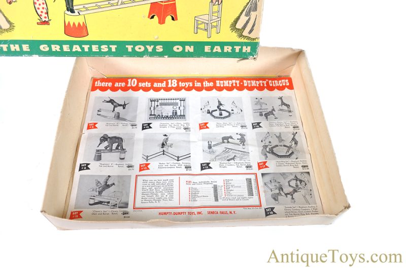 A. Schoenhut Co. ca. 1950s Wooden "Schoenhut's Humpty-Dumpty Circus" Set 7 in Box <FONT COLOR="ff000 ">*SOLD*</font> - Image 12
