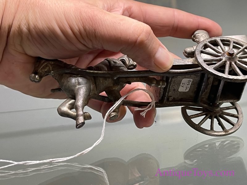 Shimer Cast Iron Horse and Carriage <FONT COLOR="ff000 ">*SOLD*</font> - Image 3