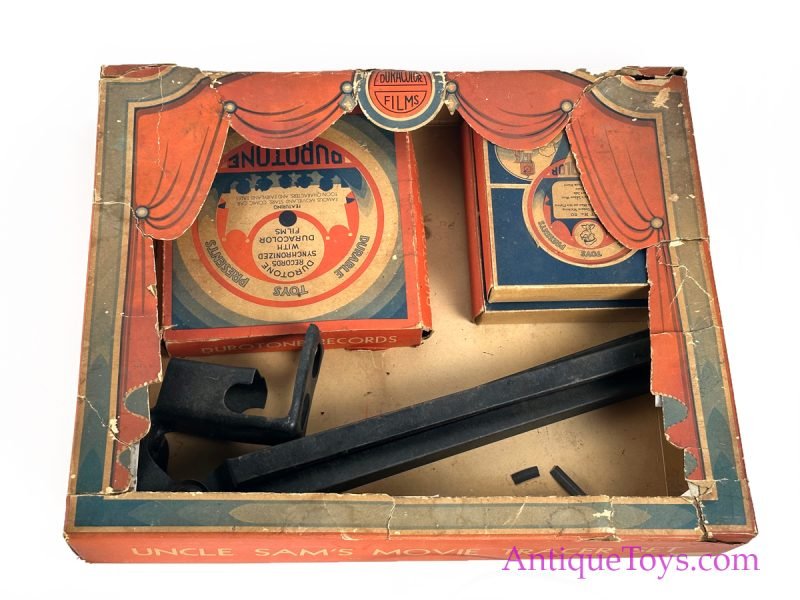 Durable Toys Duracolor Popeye Uncle Sam’s Projector and the Durotone Talkie System Kit from FAO Schwarz <FONT COLOR="ff000 ">*SOLD*</font>