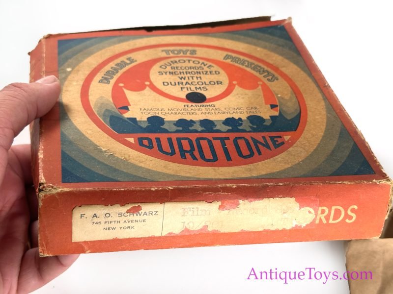 Durable Toys Duracolor Popeye Uncle Sam’s Projector and the Durotone Talkie System Kit from FAO Schwarz <FONT COLOR="ff000 ">*SOLD*</font> - Image 12
