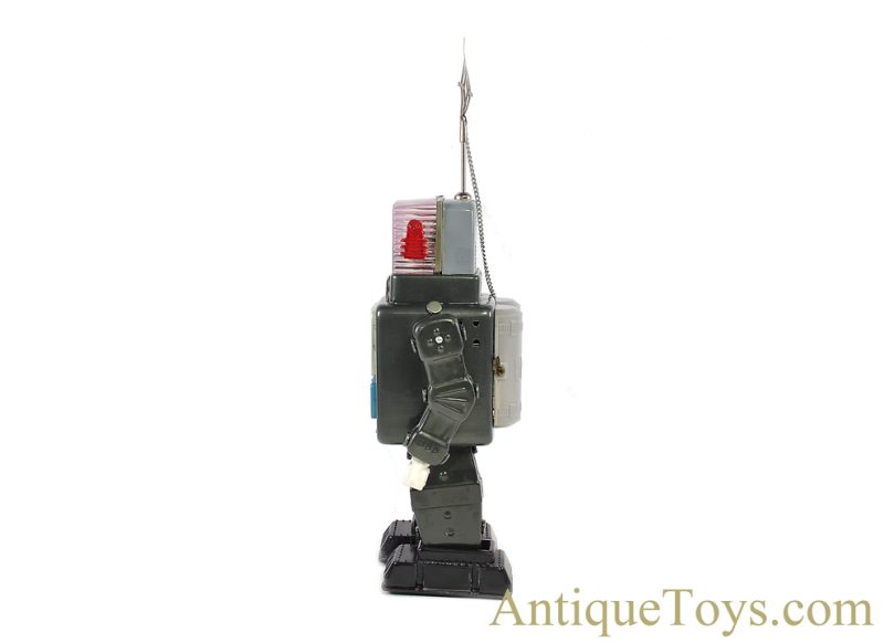 ALPS ca. 1958-1959 1st Version Tin Lithographed Battery-Operated "Television Spaceman" UM-1 Robot <FONT COLOR="ff000 ">*SOLD*</font> - Image 3