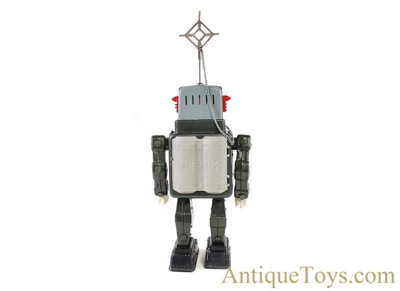 ALPS ca. 1958-1959 1st Version Tin Lithographed Battery-Operated "Television Spaceman" UM-1 Robot <FONT COLOR="ff000 ">*SOLD*</font> - Image 5