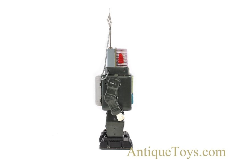 ALPS ca. 1958-1959 1st Version Tin Lithographed Battery-Operated "Television Spaceman" UM-1 Robot <FONT COLOR="ff000 ">*SOLD*</font> - Image 2