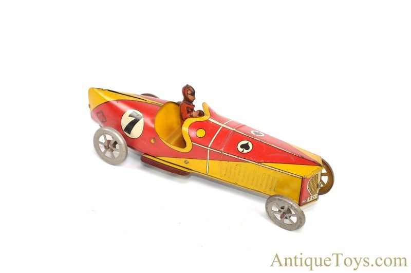 INGAP No. 606 Tin Lithographed Windup #7 Racer <FONT COLOR="ff000 ">*SOLD*</font>