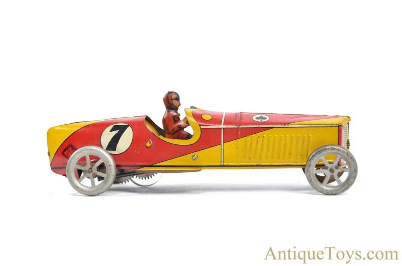 INGAP No. 606 Tin Lithographed Windup #7 Racer <FONT COLOR="ff000 ">*SOLD*</font> - Image 2