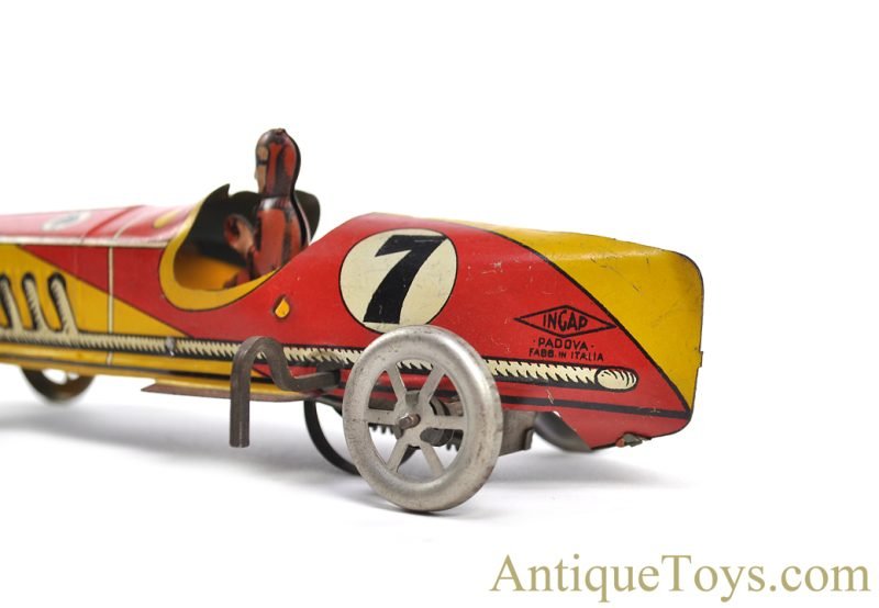 INGAP No. 606 Tin Lithographed Windup #7 Racer <FONT COLOR="ff000 ">*SOLD*</font> - Image 6