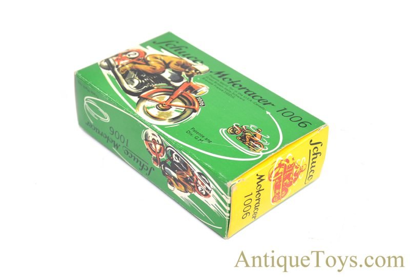Schuco Tin Lithographed Windup "Motoracer 1006" Polizei Police Motorcycle with Box <FONT COLOR="ff000 ">*SOLD*</font> - Image 5