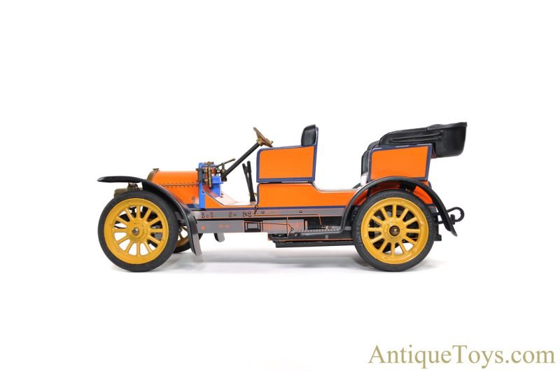 Schuco Tin Lithographed Windup No. 1229 "Old Timer" 1902 Mercedes Simplex in Box for Sale - Image 5