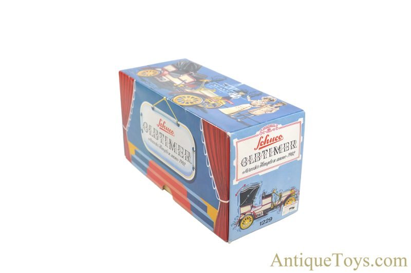 Schuco Tin Lithographed Windup No. 1229 "Old Timer" 1902 Mercedes Simplex in Box for Sale - Image 11