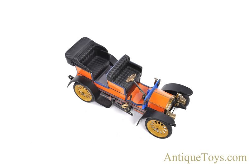 Schuco Tin Lithographed Windup No. 1229 "Old Timer" 1902 Mercedes Simplex in Box for Sale - Image 3