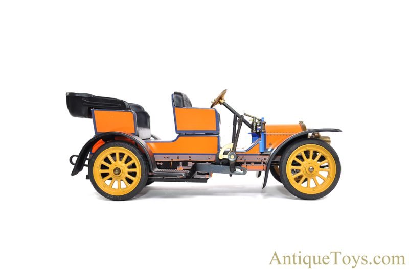 Schuco Tin Lithographed Windup No. 1229 "Old Timer" 1902 Mercedes Simplex in Box for Sale - Image 4
