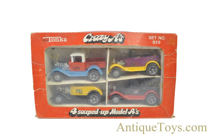 Tonka Tiny-Tonka Pressed Steel No. 824 "Crazy A's" Boxed Set <FONT COLOR="ff000 ">*SOLD*</font>