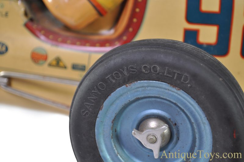 Yonezawa Toys (Y) ca. 1950s Tin Lithographed Friction "Champions Racer" Iconic #98 Indy 500 Racecar <FONT COLOR="ff000 ">*SOLD*</font> - Image 8