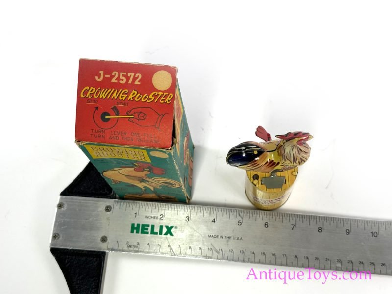 Linemar Marx Tin Lithographed Crowing Rooster in Box <FONT COLOR="ff000 ">*SOLD*</font> - Image 7