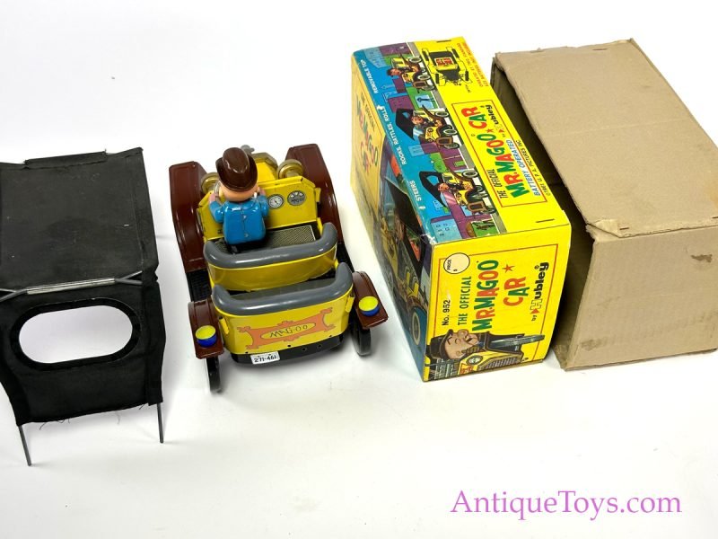 Hubley Tin Lithographed Batt. Op. "Mr. Magoo Car" Jalopy in Box <FONT COLOR="ff000 ">*SOLD*</font> - Image 4