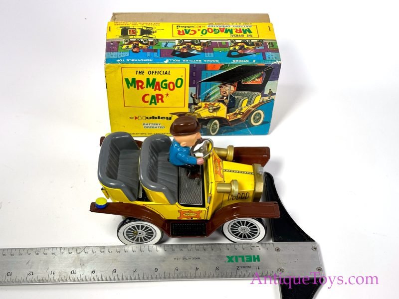 Hubley Tin Lithographed Batt. Op. "Mr. Magoo Car" Jalopy in Box <FONT COLOR="ff000 ">*SOLD*</font> - Image 10