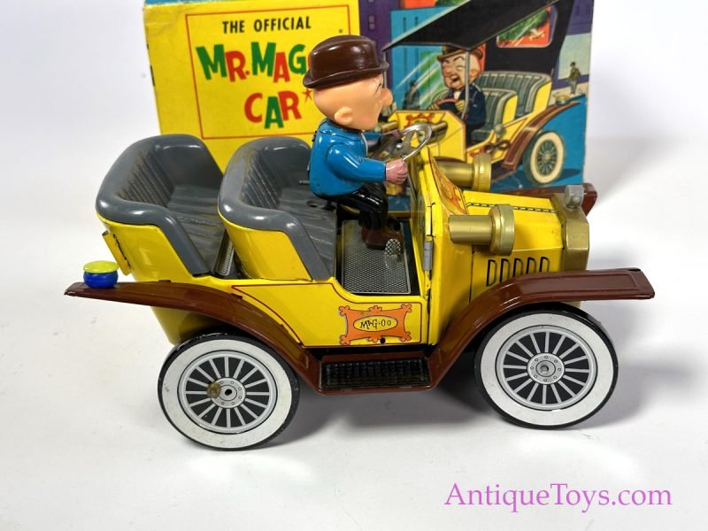 Hubley Tin Lithographed Batt. Op. "Mr. Magoo Car" Jalopy in Box <FONT COLOR="ff000 ">*SOLD*</font> - Image 9