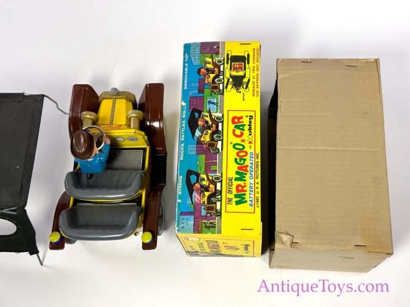 Hubley Tin Lithographed Batt. Op. "Mr. Magoo Car" Jalopy in Box <FONT COLOR="ff000 ">*SOLD*</font> - Image 3