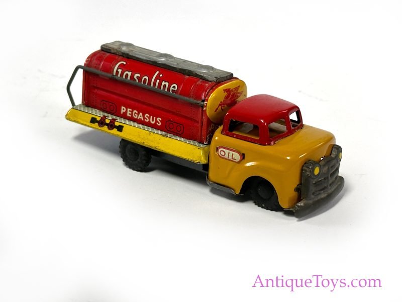 SSS Shioji & Co. Tin Lithographed Friction Pegasus Gasoline Tanker Truck <FONT COLOR="ff000 ">*SOLD*</font> - Image 9