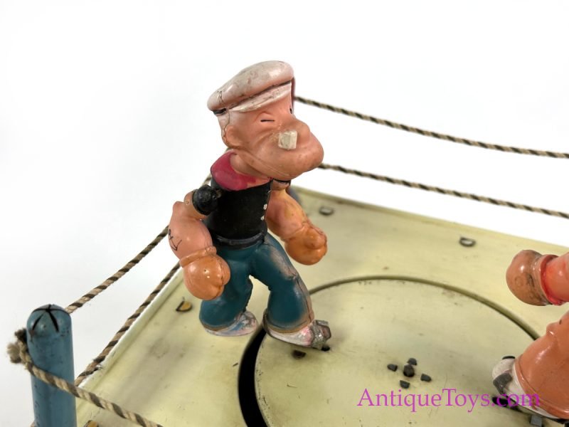 Marx Tin Lithographed and Celluloid Windup "Popeye The Champ" in Box <FONT COLOR="ff000 ">*SOLD*</font> - Image 4
