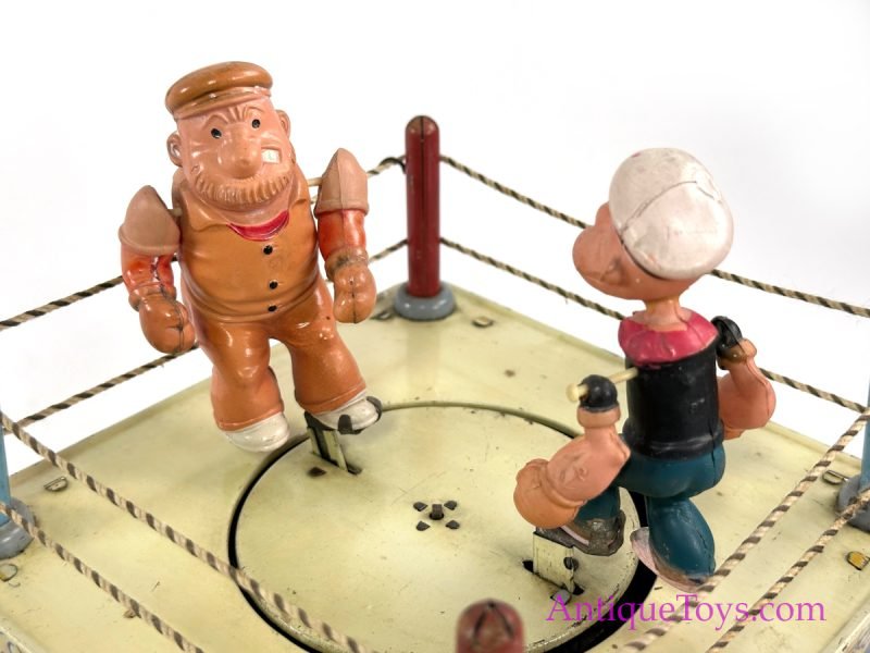 Marx Tin Lithographed and Celluloid Windup "Popeye The Champ" in Box <FONT COLOR="ff000 ">*SOLD*</font> - Image 3