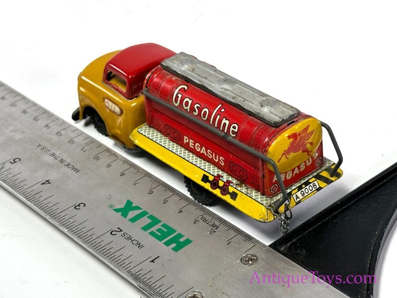 SSS Shioji & Co. Tin Lithographed Friction Pegasus Gasoline Tanker Truck <FONT COLOR="ff000 ">*SOLD*</font> - Image 6
