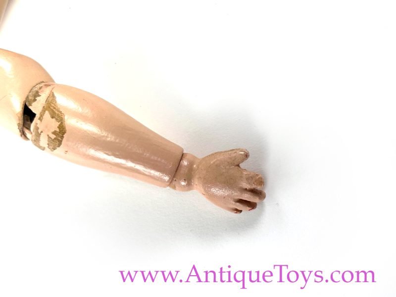 A. Schoenhut & Co. ca. 1911 "All Wood Perfection Art Doll" Girl Doll with Dress DURABLE Model <FONT COLOR="ff000 ">*SOLD*</font> - Image 3