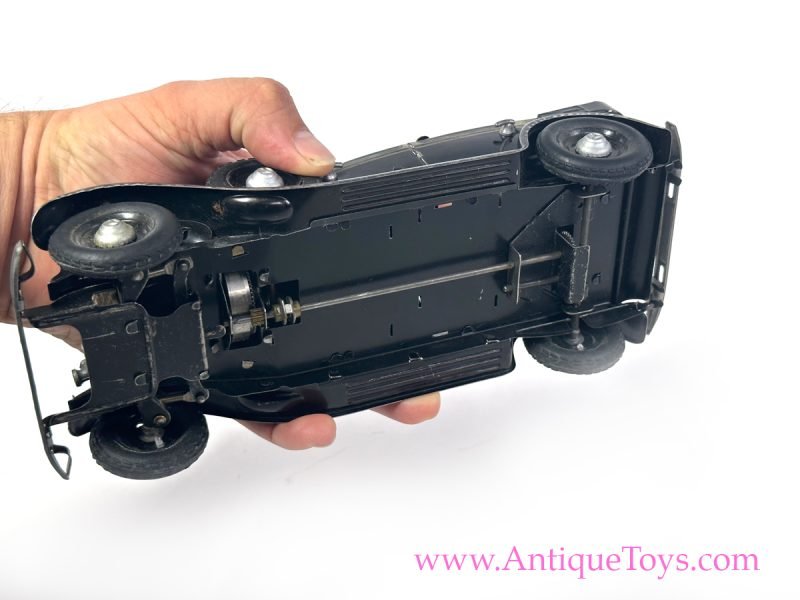 TippCo ca. 1935 Tin Lithographed Windup World War 2 Hitler Mercedes Car <FONT COLOR="ff000 ">*SOLD*</font> - Image 2