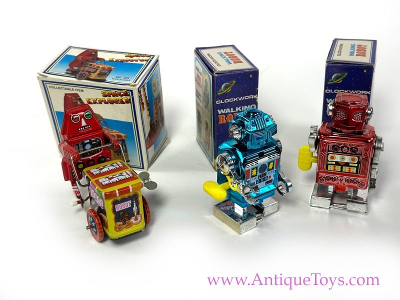 Vintage Tin Lithographed Windup Robot Collection <FONT COLOR="ff000 ">*SOLD*</font> - Image 8