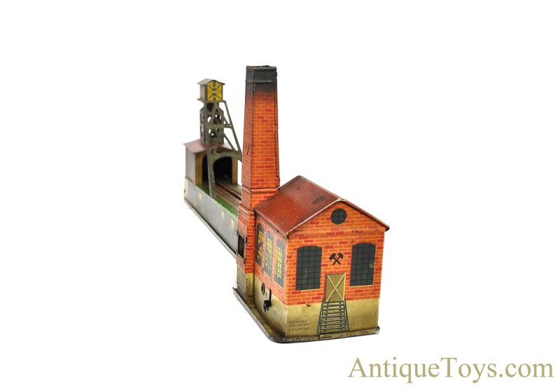 Early Arnold Tin Lithographed Windup Coal Mine German Toy <FONT COLOR="ff000 ">*SOLD*</font> - Image 3
