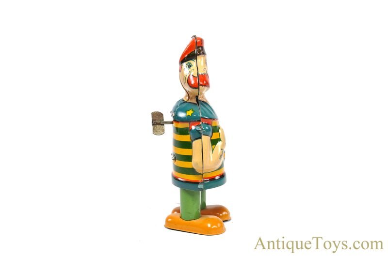 J. Chein ca. 1930's Tin Lithographed Windup Barnacle Bill the Sailor <FONT COLOR="ff000 ">*SOLD*</font> - Image 2