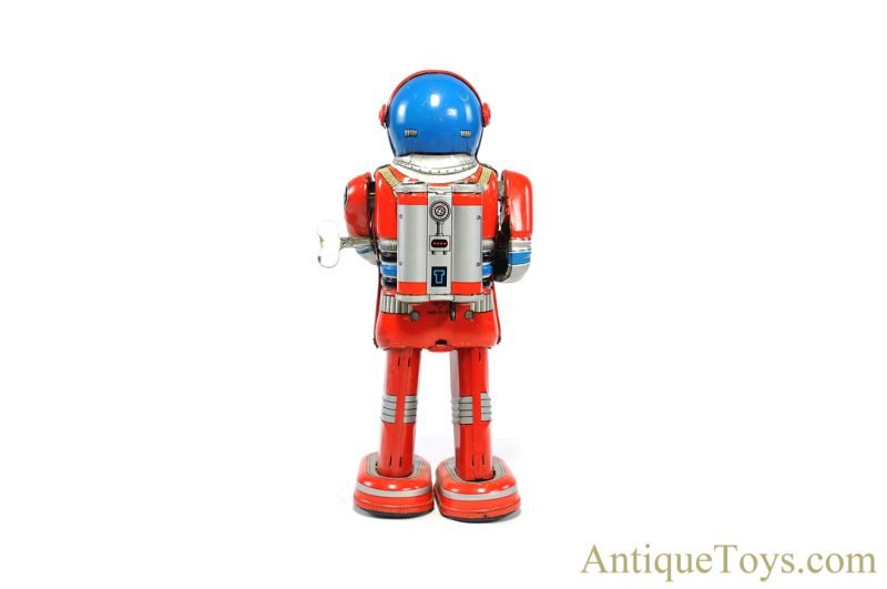 Daiya Tin Lithographed Windup Astronaut Spaceman Toy for Sale <FONT COLOR="ff000 ">*SOLD*</font> - Image 4