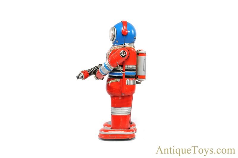 Daiya Tin Lithographed Windup Astronaut Spaceman Toy for Sale <FONT COLOR="ff000 ">*SOLD*</font> - Image 6