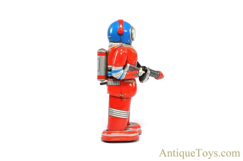 Daiya Tin Lithographed Windup Astronaut Spaceman Toy for Sale <FONT COLOR="ff000 ">*SOLD*</font> - Image 5