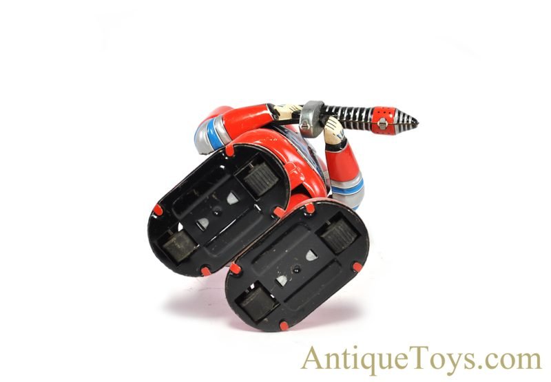 Daiya Tin Lithographed Windup Astronaut Spaceman Toy for Sale <FONT COLOR="ff000 ">*SOLD*</font> - Image 7