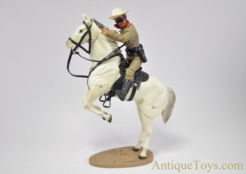 Hubley Gabriel #23625 Lone Ranger Action Figure and #23620 Rearing Action Silver Horse in Boxes <FONT COLOR="ff000 ">*SOLD*</font> - Image 3