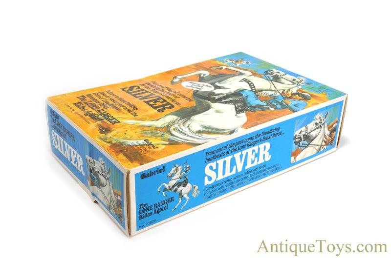 Hubley Gabriel #23625 Lone Ranger Action Figure and #23620 Rearing Action Silver Horse in Boxes <FONT COLOR="ff000 ">*SOLD*</font> - Image 7