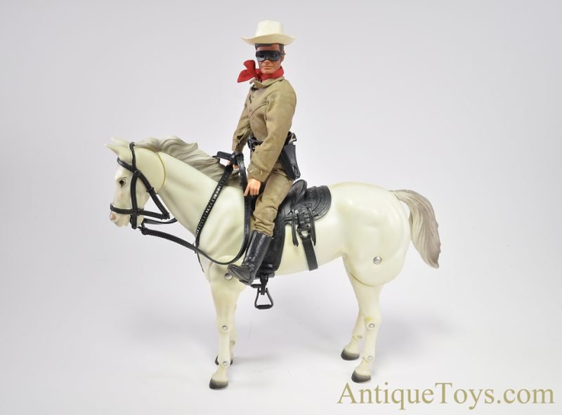 Hubley Gabriel #23625 Lone Ranger Action Figure and #23620 Rearing Action Silver Horse in Boxes <FONT COLOR="ff000 ">*SOLD*</font> - Image 2