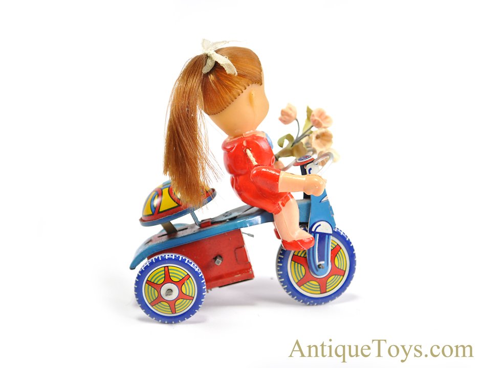 Kanto Toys Tin Lithographed Windup No. 9137 “Pony Tail Doll