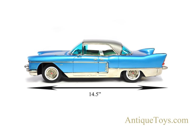 Marusan SAN Limited Edition Pre-Production Tin Lithographed #94 1975/58 Bahama Blue Cadillac Eldorado Brougham in Box <FONT COLOR="ff000 ">*SOLD*</font> - Image 11