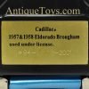 Marusan SAN Limited Edition Pre-Production Tin Lithographed #94 1975/58 Bahama Blue Cadillac Eldorado Brougham in Box <FONT COLOR="ff000 ">*SOLD*</font> - Image 7