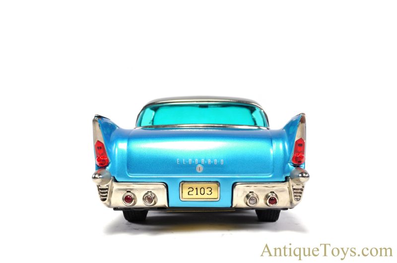 Marusan SAN Limited Edition Pre-Production Tin Lithographed #94 1975/58 Bahama Blue Cadillac Eldorado Brougham in Box <FONT COLOR="ff000 ">*SOLD*</font> - Image 9