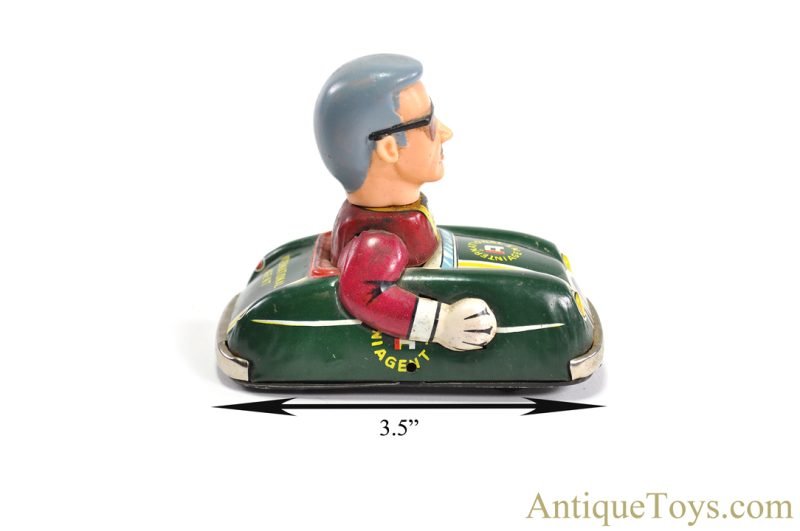 Marx Tin Lithographed Friction J-9907 "International Agent Car" for Sale - Image 6