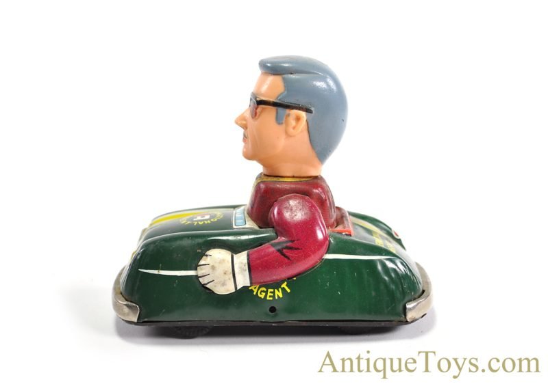 Marx Tin Lithographed Friction J-9907 "International Agent Car" for Sale - Image 3