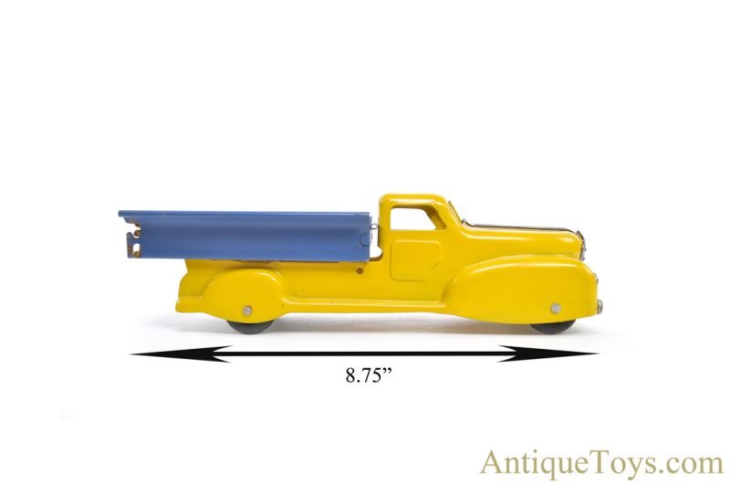 Marx ca. 1930s Pressed Steel Yellow & Blue Pickup Truck <FONT COLOR="ff000 ">*SOLD*</font> - Image 7