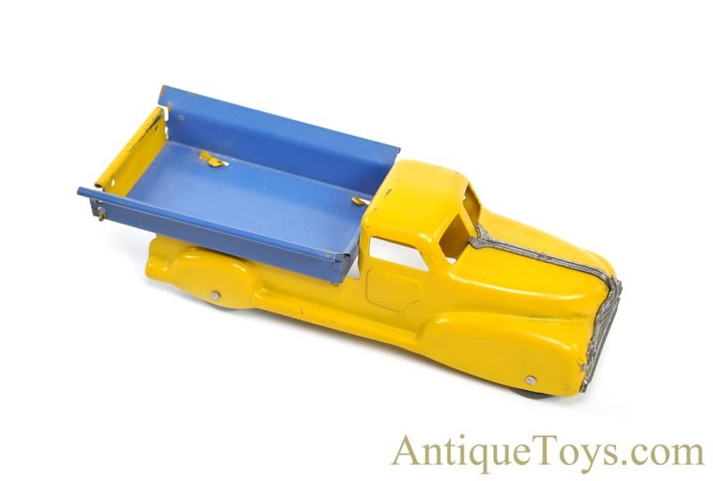 Marx ca. 1930s Pressed Steel Yellow & Blue Pickup Truck <FONT COLOR="ff000 ">*SOLD*</font> - Image 3