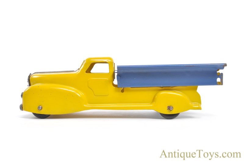 Marx ca. 1930s Pressed Steel Yellow & Blue Pickup Truck <FONT COLOR="ff000 ">*SOLD*</font> - Image 2