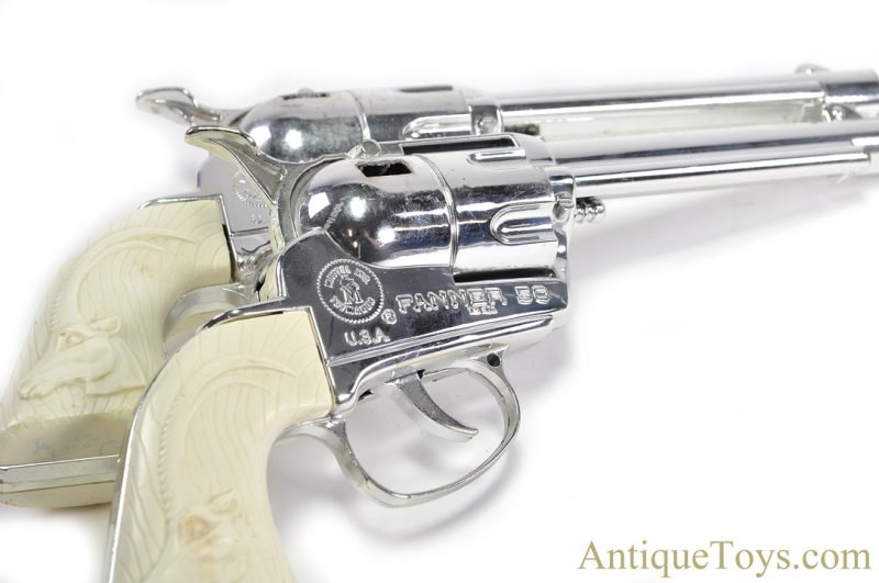 Mattel, Inc. #9716 Lone Ranger Silver Special Fanner 50 Cap Guns with Holster <FONT COLOR="ff000 ">*SOLD*</font> - Image 4